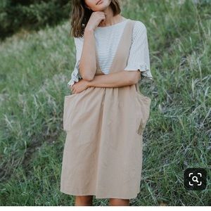 Taupe Jumper Dress